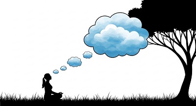 Personne ressentant une anxiété calme